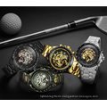 WINNER 432 Cheap price men mechanical wristwatch tourbillon design quality steel auto mechanical watch